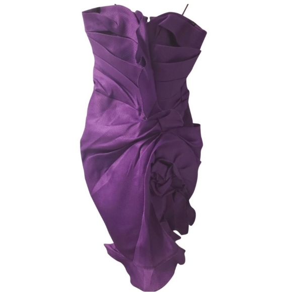 OSCAR DE LA RENTA Avante Garde Strapless Dress - Picture 1 of 11